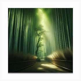 Bamboo grove 1 Canvas Print