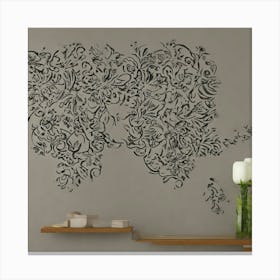 Wall Decal Canvas Print