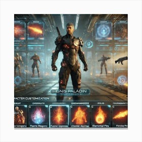 Ignis Luporum War Of The Void Character Customization Canvas Print