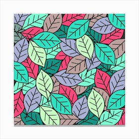 Colorful Leaves Canvas Print