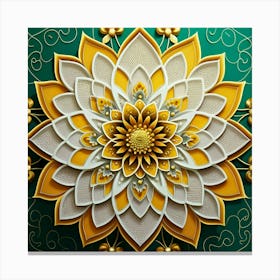 Chinese Flower 1 Canvas Print