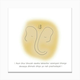 Ganesha Canvas Print