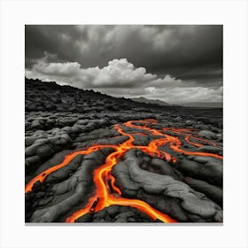 Lava Flow Canvas Print