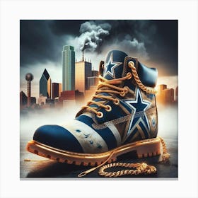 Dallas Cowboys Boot Canvas Print