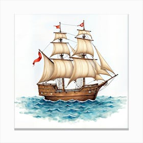 Sailing Ship Canvas Print