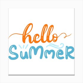 Hello Summer Canvas Print