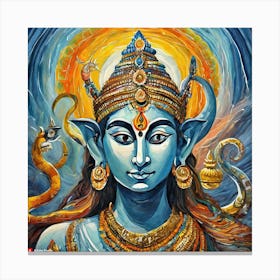 Vishnu 8 Canvas Print