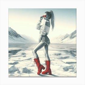 Red Boots Canvas Print Canvas Print