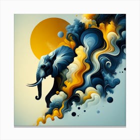 Elephant 04 Canvas Print