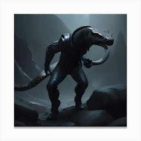 Lizard Creature Canvas Print