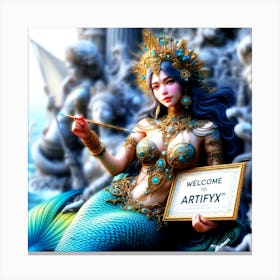 Mermaid 2 Canvas Print