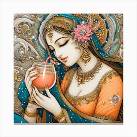 Exotic Beauty Artwork 70 Canvas Print