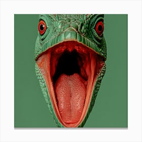 Lizard Head Canvas Print