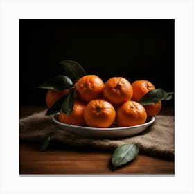Tangerines 1 Canvas Print