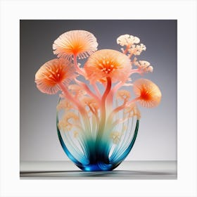 Glass Sea corals Canvas Print