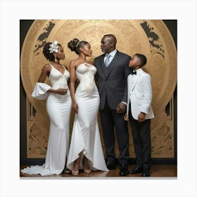 Family Portrait 6 Canvas Print