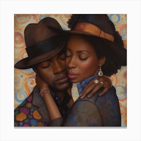 Echantedeasel 93450 African American Black Love Stylize 995 B1299362 69ef 4c81 95b0 6ac70a98de04 Canvas Print