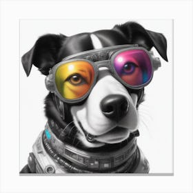 Space Dog Canvas Print