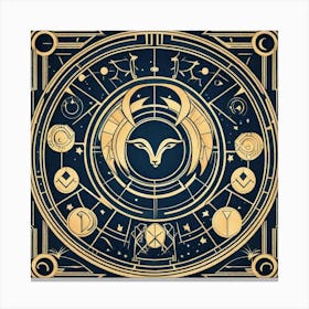 Zodiac Sign 2 Canvas Print