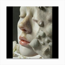 Woman'S Face Canvas Print