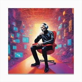 Steve Jobs 11 Canvas Print