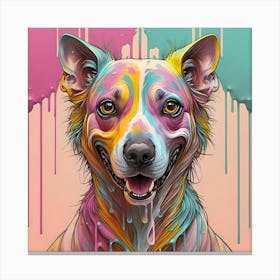 Colorful Dog Canvas Print