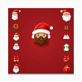 Decorative Style Holiday Set Tradition Traditional Bubo Wear Festive Icon Season Clothing (25) Canvas Print