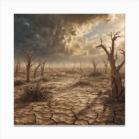 Dry Landscape 5 Canvas Print