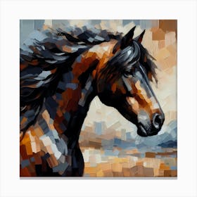 Horse Painting 5 Canvas Print