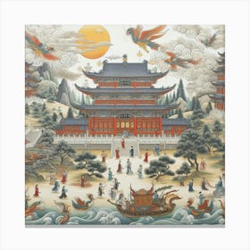 Chinese Landscape 1 Canvas Print