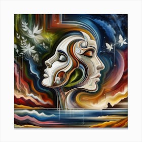 Psychedelic Painting 4 Canvas Print