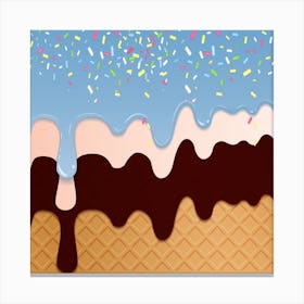 Ice Cream Sundae 13 Canvas Print