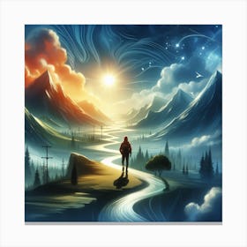 Landscape Painting 3 Canvas Print