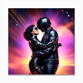 Daft Punk 10 Canvas Print