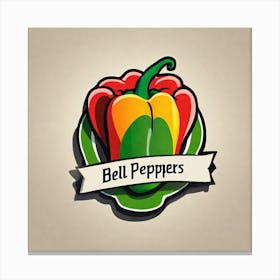 Bell Peppers Logo Canvas Print