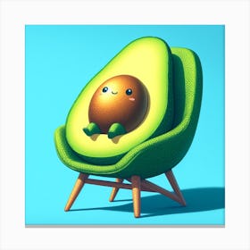 Avocado Chair 2 Canvas Print