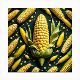 Sweetcorn As A Logo Mysterious (4) Canvas Print