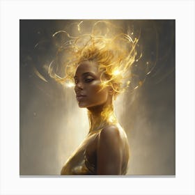 Golden Goddess Canvas Print