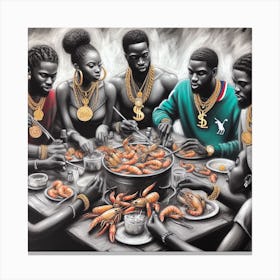 'The Feast' Canvas Print