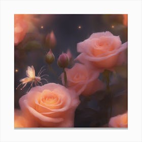 Fairy Roses 1 Canvas Print