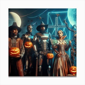 Halloween Party 30 Canvas Print