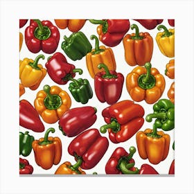 Colorful Peppers 47 Canvas Print