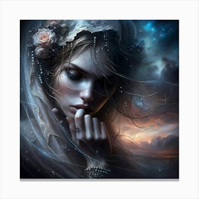 Dreaming Girl Canvas Print