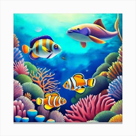 Coral Reef Canvas Print