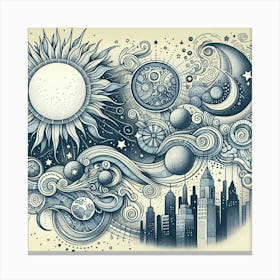 Cityscape 3 Canvas Print