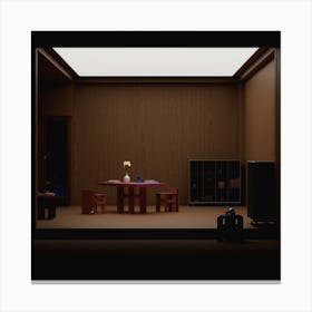 Eidos Furniture Set Night Canvas Print