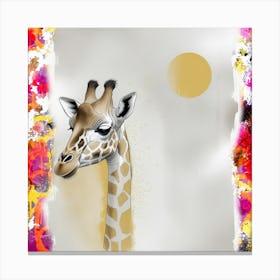 Giraffe 10 Canvas Print