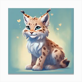 Lynx Kitten Canvas Print