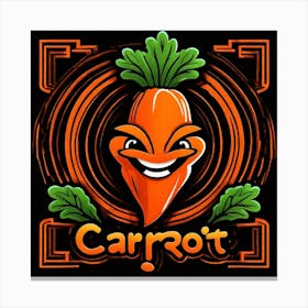 Carrot Logo 17 Canvas Print