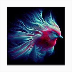 A vibrant bird Canvas Print